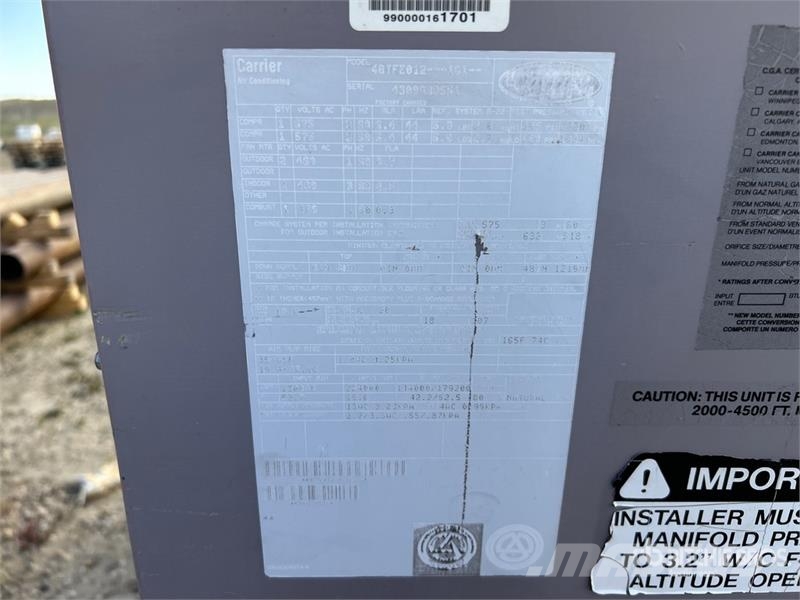 Carrier 48TFE012-101 Rooftop Air Conditioner Оборудване за отопление и размразяване