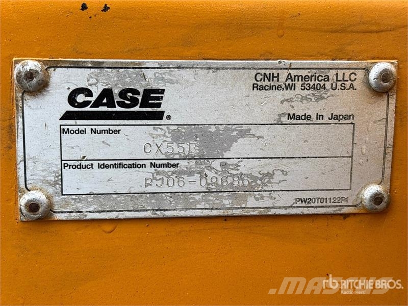 CASE CX55B Mini Excavator Εκσκαφάκι (διαβολάκι) < 7t