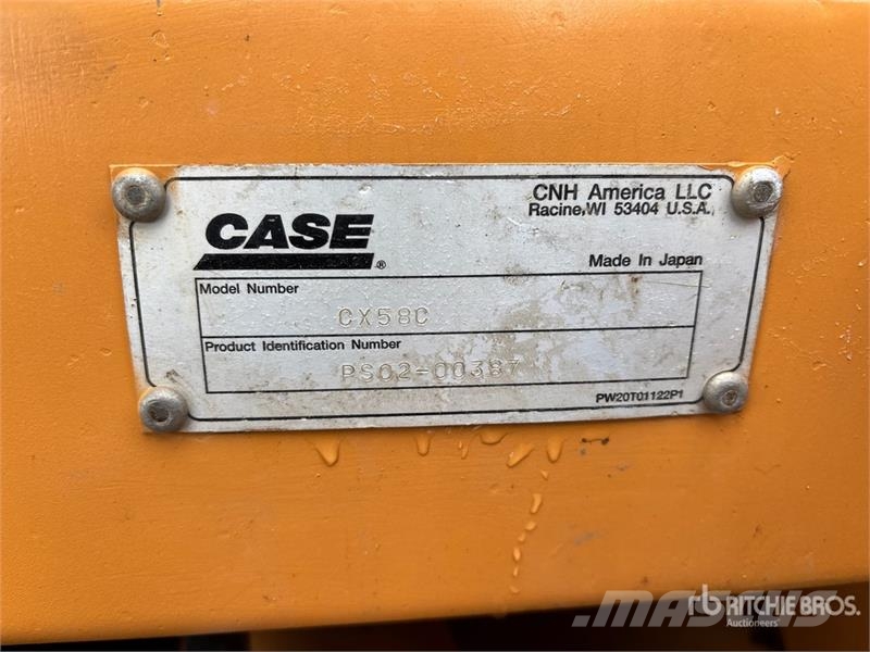 CASE CX58C Mini Excavator Mini bagri <7t