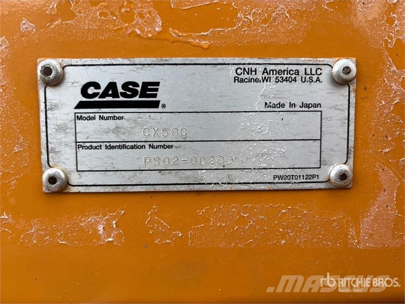 CASE CX58C Mini Excavator Mini pelle < 7t