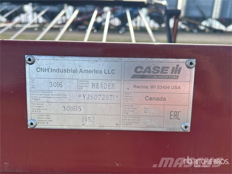 Case IH 3016 Series II 15 ft Combine Pickup Header Glave hederi za kombajne