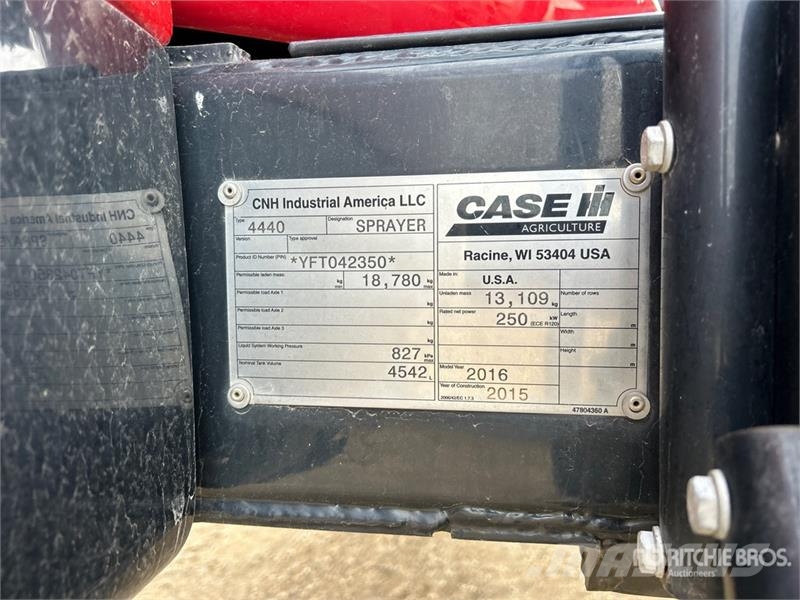 Case IH 4440 120 ft 4x4 High Clearance Self-Propelled Spra Samohodne škropilnice