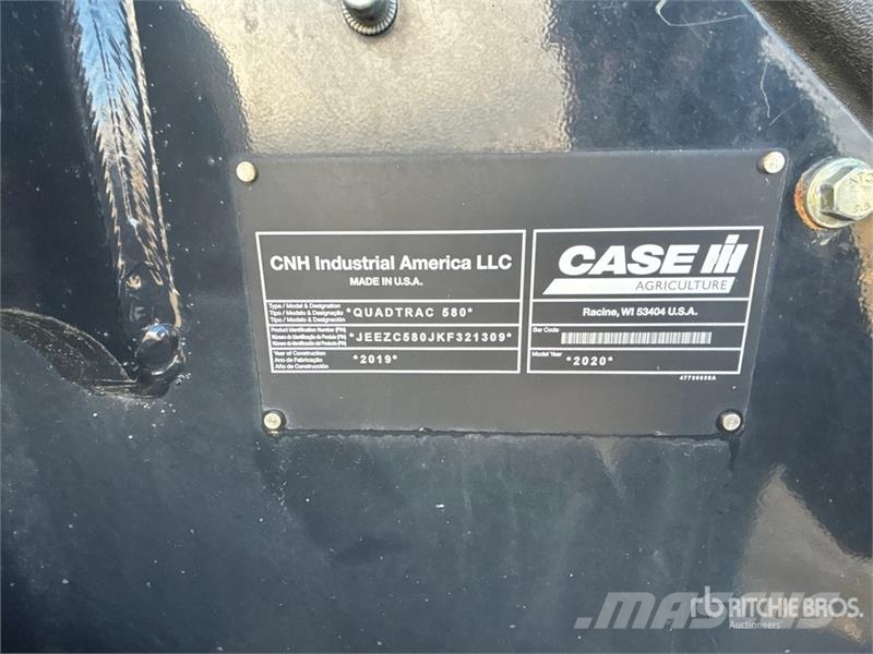 Case IH 580 Quadtrac Track Tractor Trattori