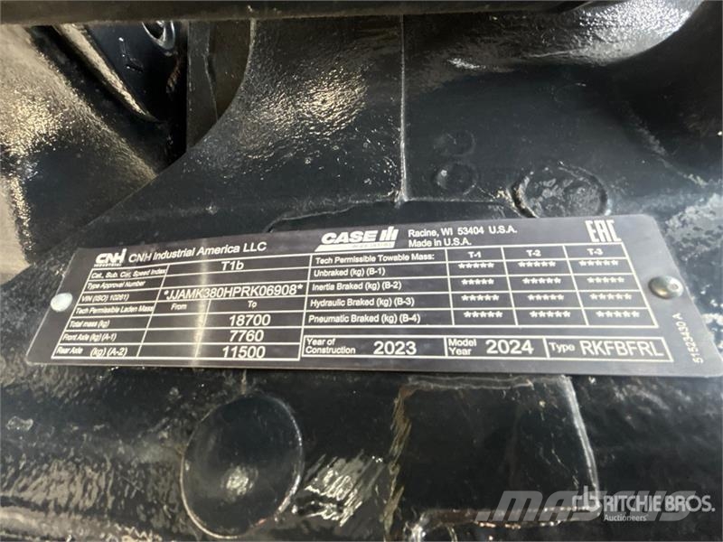 Case IH Magnum 380 4WD Tractor Tracteur