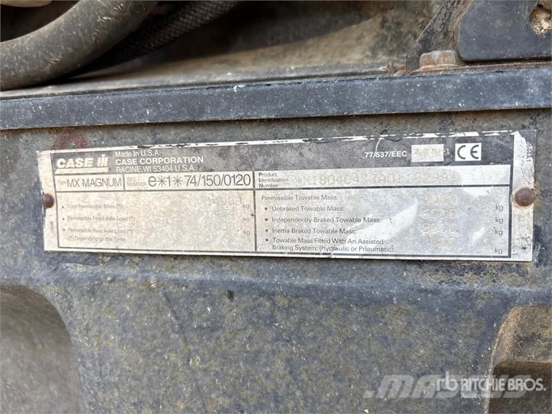 Case IH MX180 4WD Tractor Трактори