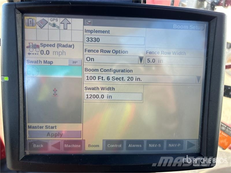 Case IH Patriot 3330 100 ft 4x4 High Clearance Self-Propel رشاشات ذاتية الحركة