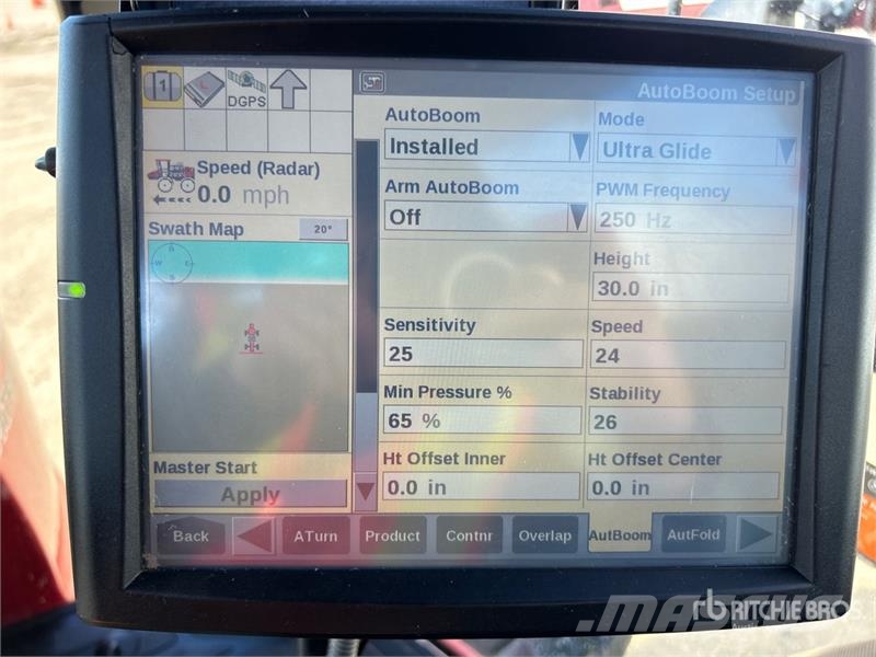 Case IH Patriot 3330 100 ft 4x4 High Clearance Self-Propel رشاشات ذاتية الحركة