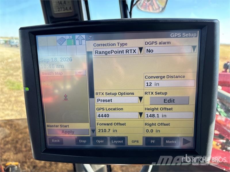 Case IH Patriot 4440 120 ft 4x4 High Clearance Self-Propel Pašgājēji smidzinātāji