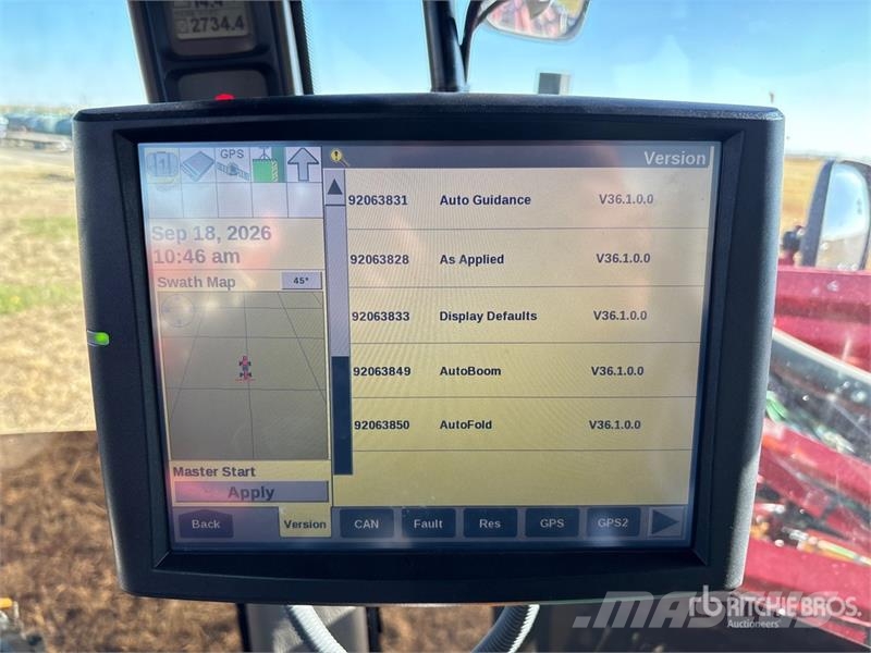 Case IH Patriot 4440 120 ft 4x4 High Clearance Self-Propel Pašgājēji smidzinātāji