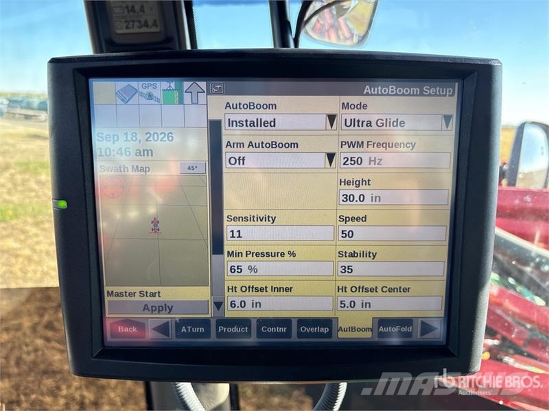 Case IH Patriot 4440 120 ft 4x4 High Clearance Self-Propel Pašgājēji smidzinātāji