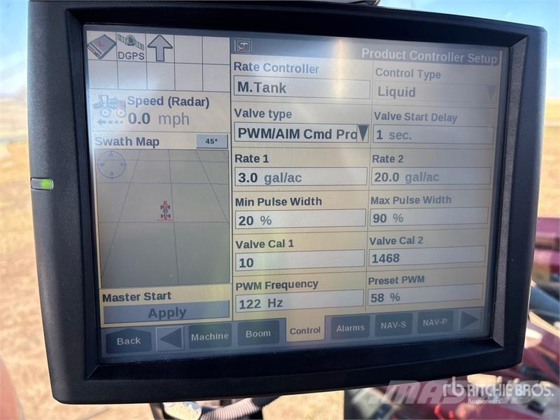 Case IH Patriot 4440 120 ft 4x4 High Clearance Self-Propel Self-propelled sprayers