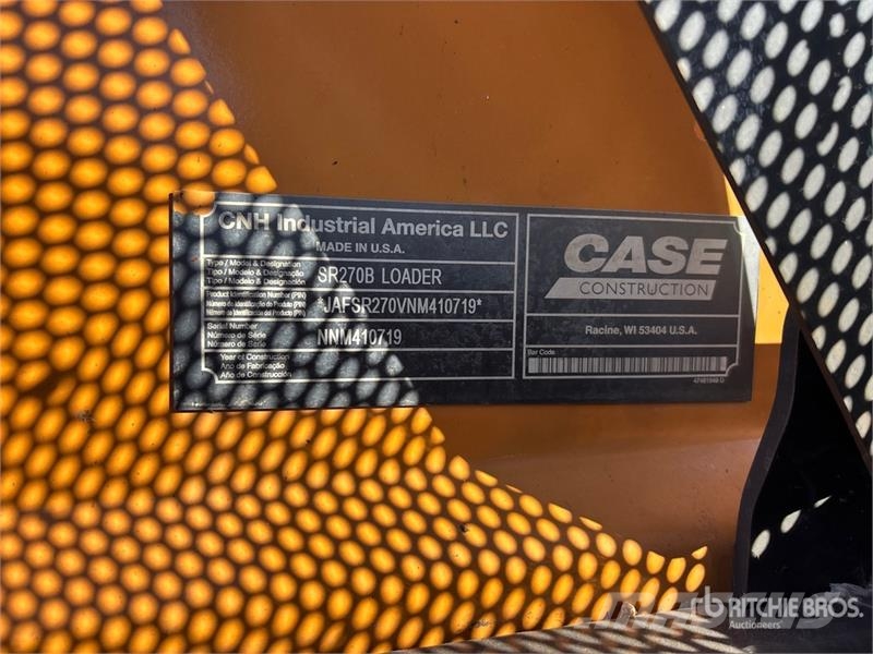 CASE SR270B Two-Speed Skid Steer Loader Šmykom riadené nakladače