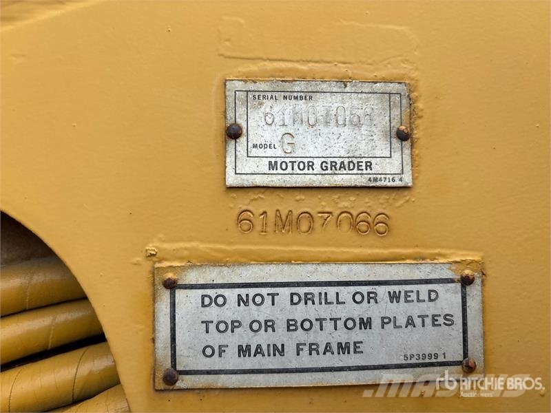 CAT 12G Motor Grader Gréderek