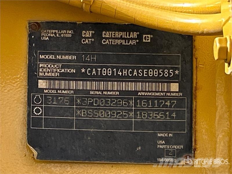 CAT 14H Motor Grader Grederji