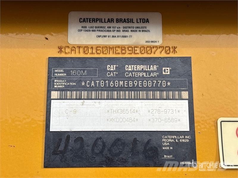 CAT 160M VHP Plus Vejhøvle / Gradere