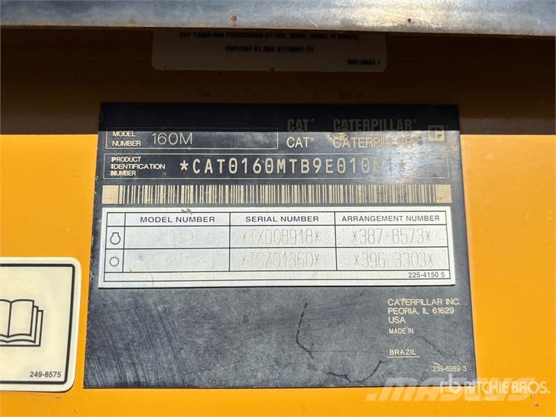 CAT 160M VHP Plus Niveleuse