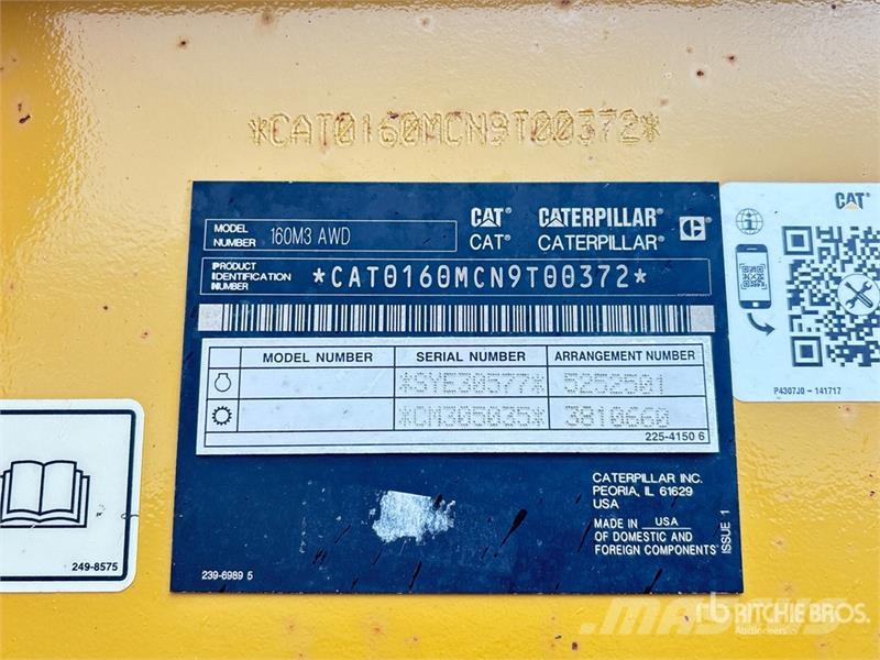 CAT 160M3 AWD Motor Grader 平土機