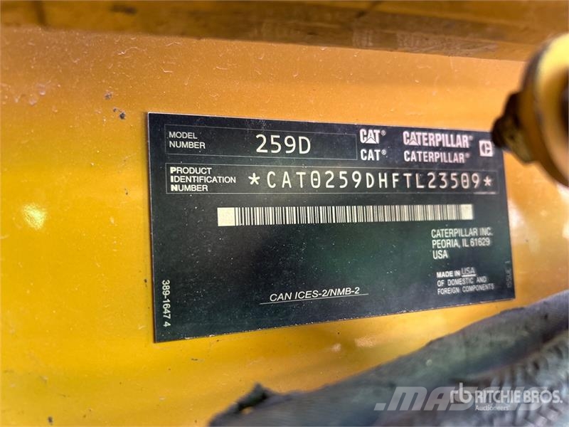 CAT 259D Φορτωτάκια