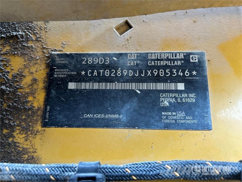 CAT 289D3 Chargeuse compacte