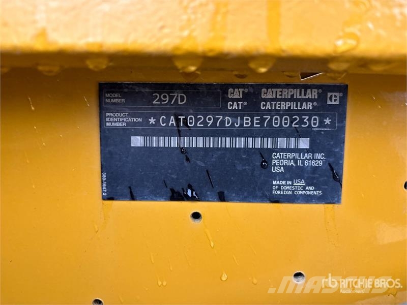 CAT 297D Two-Speed High Flow Compact Track Loader Kompaktlader