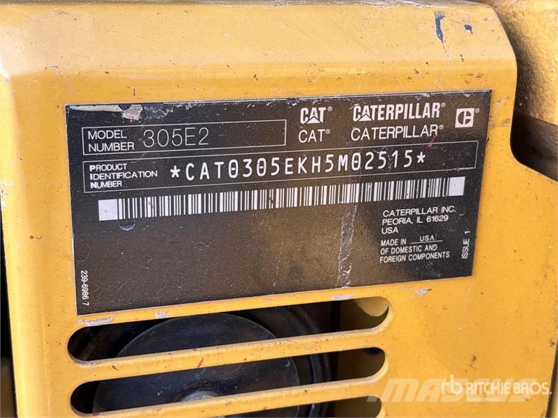 CAT 305E2 CR Mini Excavator Mini kotrók < 7t