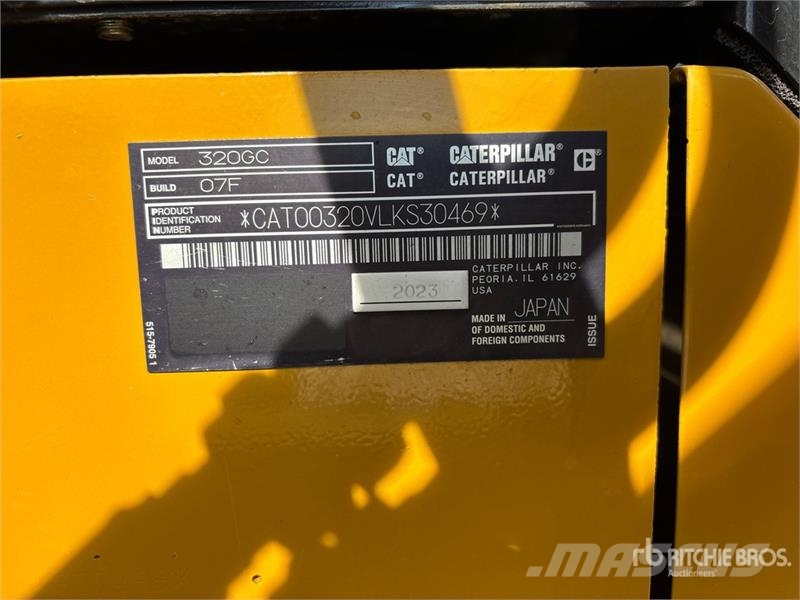 CAT 320GC Tracked Excavator Gravemaskiner på larvebånd