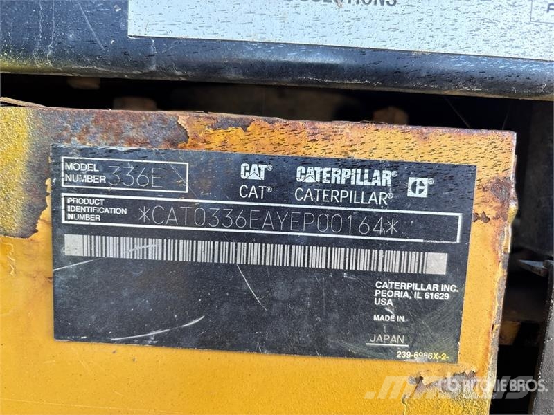 CAT 336E L Tracked Excavator Escavadeiras de esteiras