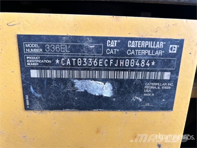 CAT 336E Tracked Excavator Escavatori cingolati