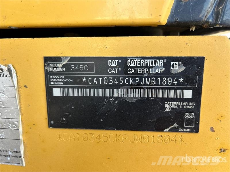 CAT 345C L Gravemaskiner på larvebånd