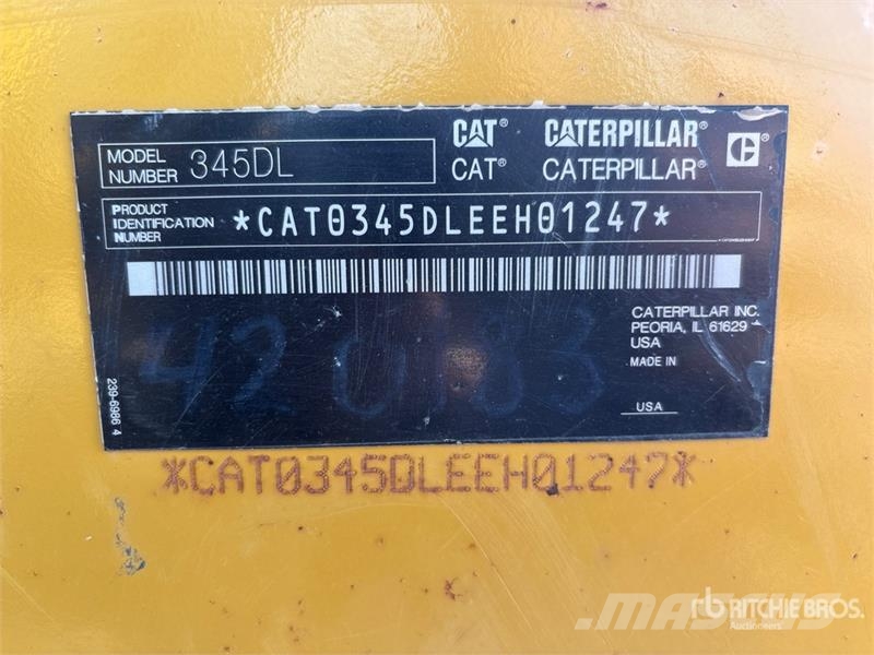 CAT 345D L Tracked Excavator Εκσκαφείς με ερπύστριες