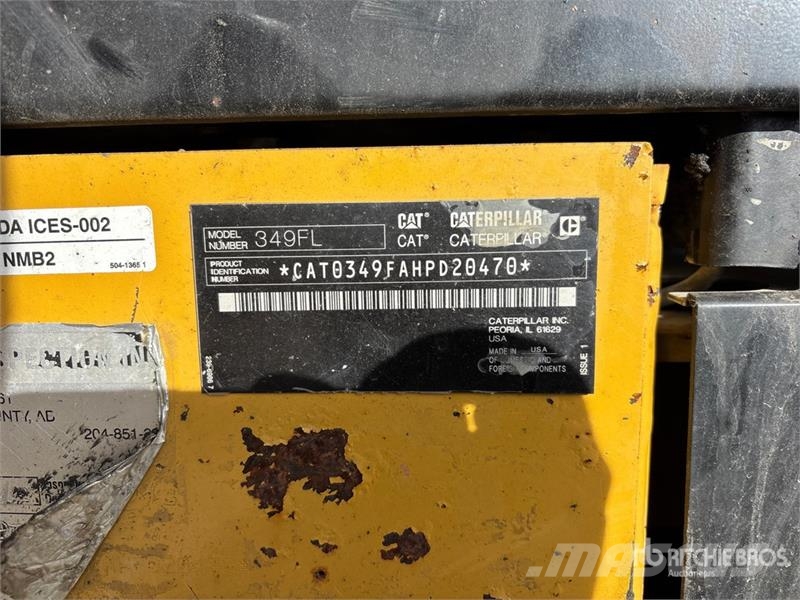 CAT 349F L Tracked Excavator Kāpurķēžu ekskavatori