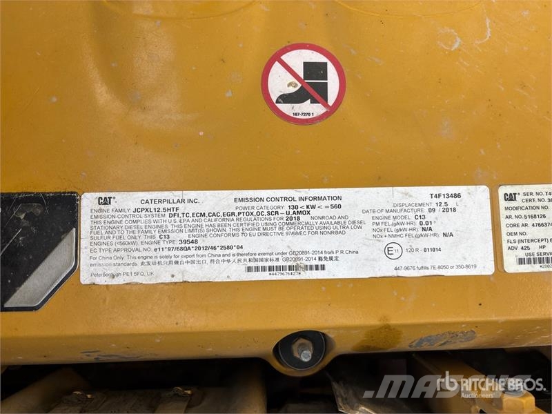 CAT 349F L Tracked Excavator Kāpurķēžu ekskavatori