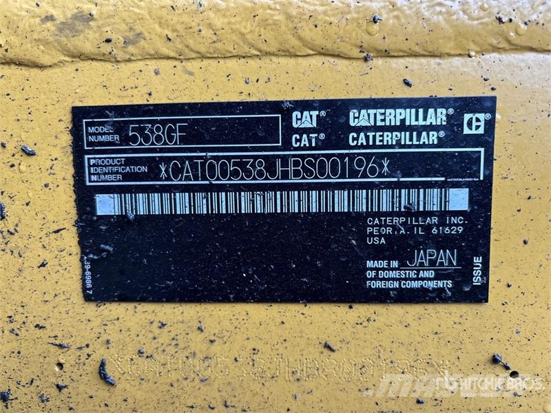 CAT 538GF Processor Procesadoras y cortadoras de leña