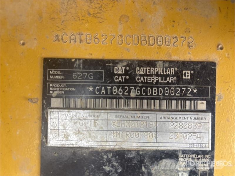CAT 627G Raspadores