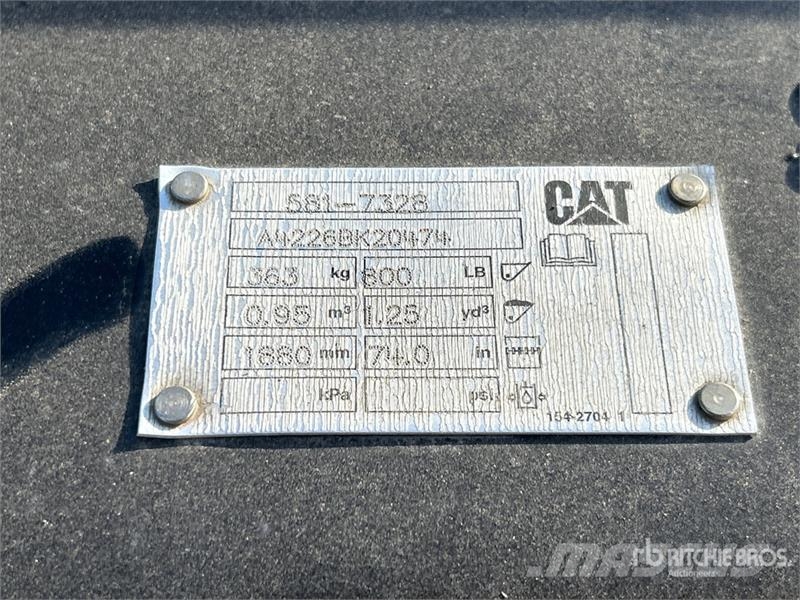 CAT 74 in Skid Steer Bucket دلاء