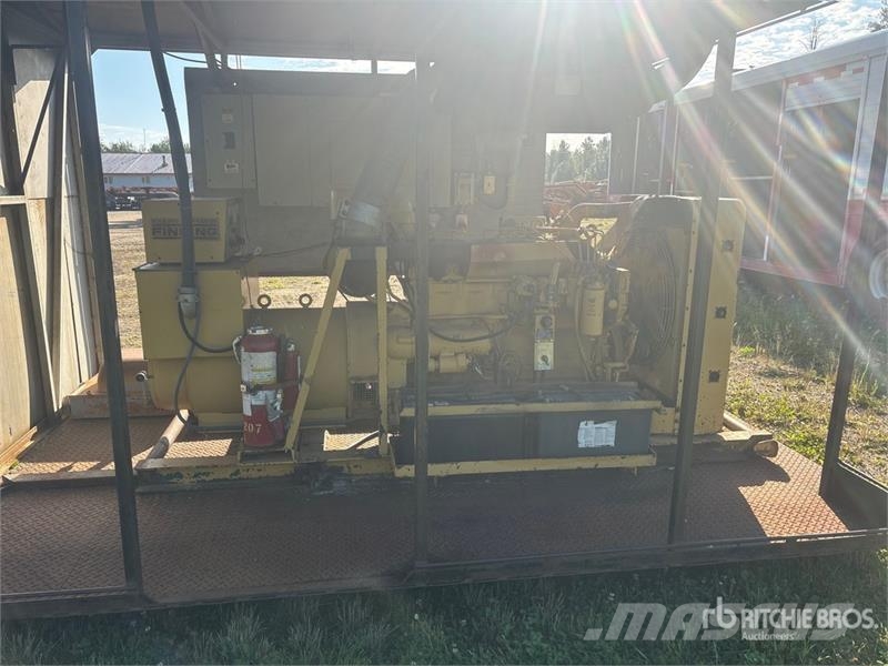 CAT 80 kW Skid-Mounted Generator Set 디젤 발전기