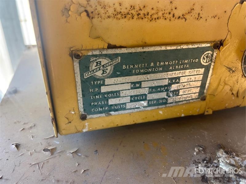 CAT 80 kW Skid-Mounted Generator Set 디젤 발전기