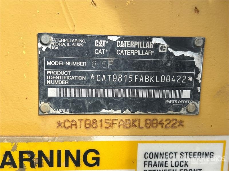 CAT 815F Уплътнители за почва
