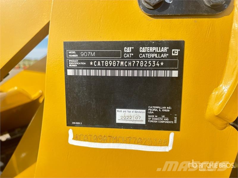 CAT 907M Wheel Loader Chargeuse sur pneus