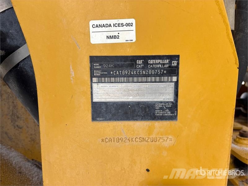 CAT 924 K Wheel Loader 휠로우더