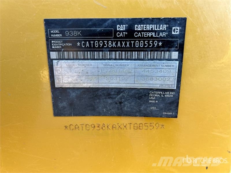 CAT 938 K Wheel Loader Radlader