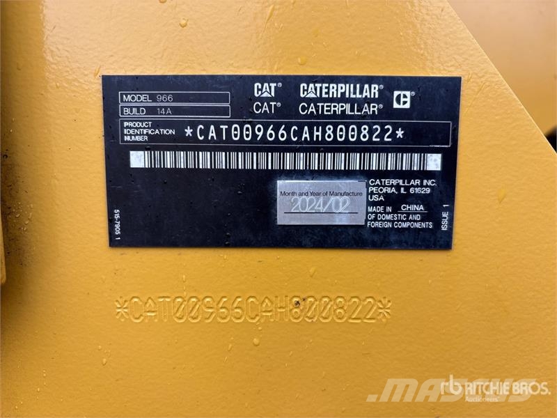 CAT 966 Wheel Loader Wielladers