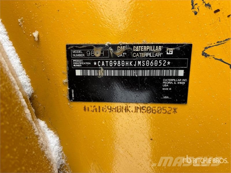 CAT 980 H Wheel Loader Radlader