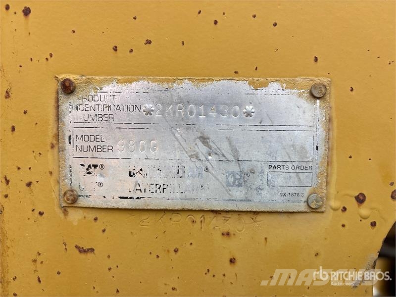 CAT 980G Wielladers