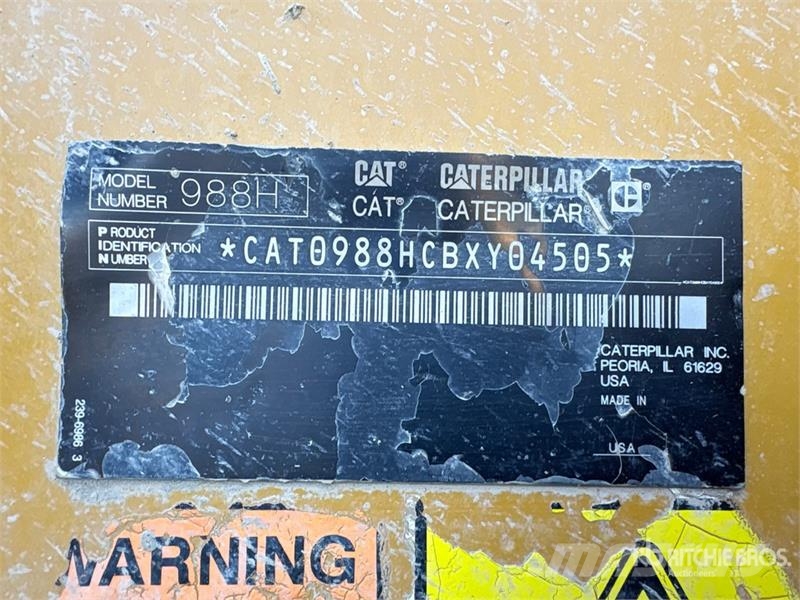 CAT 988H Iekrāvēji uz riteņiem