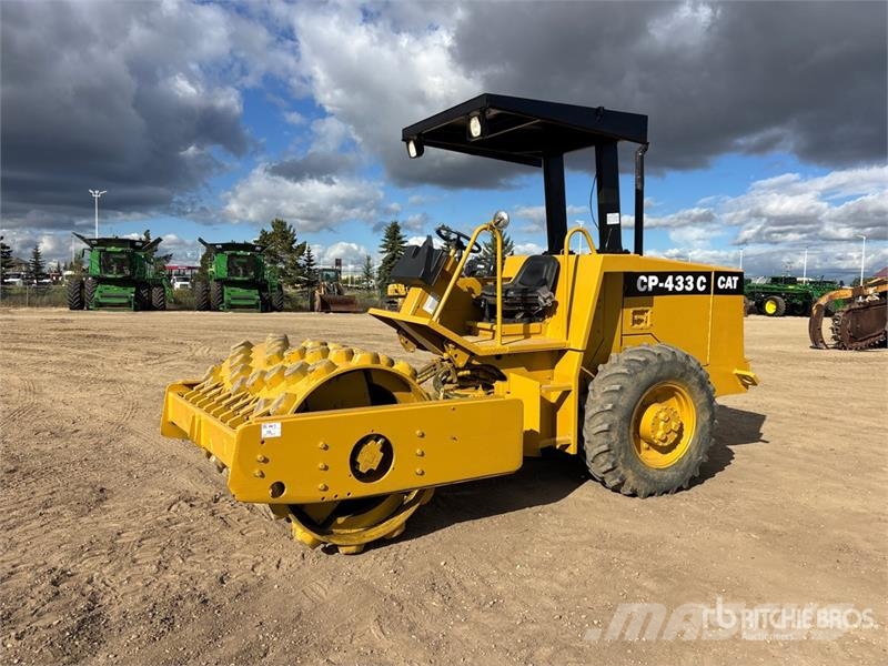 CAT CP433 Padfoot Drum Compactor Οδοστρωτήρες μονού κυλίνδρου
