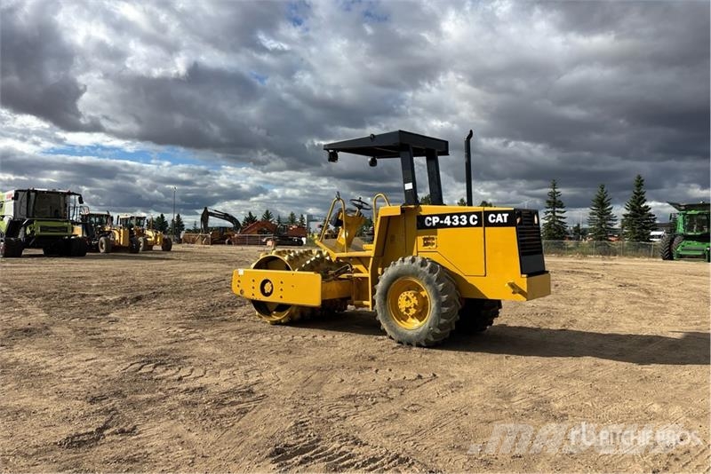 CAT CP433 Padfoot Drum Compactor Οδοστρωτήρες μονού κυλίνδρου