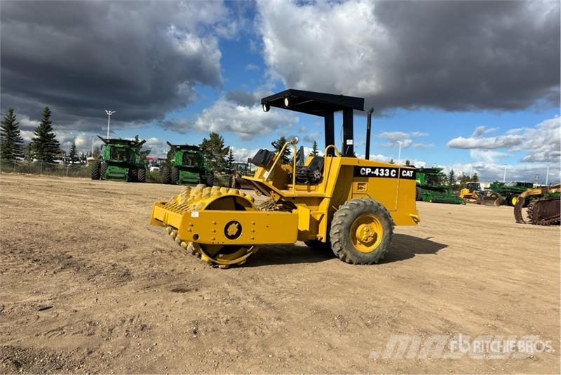 CAT CP433 Padfoot Drum Compactor Οδοστρωτήρες μονού κυλίνδρου