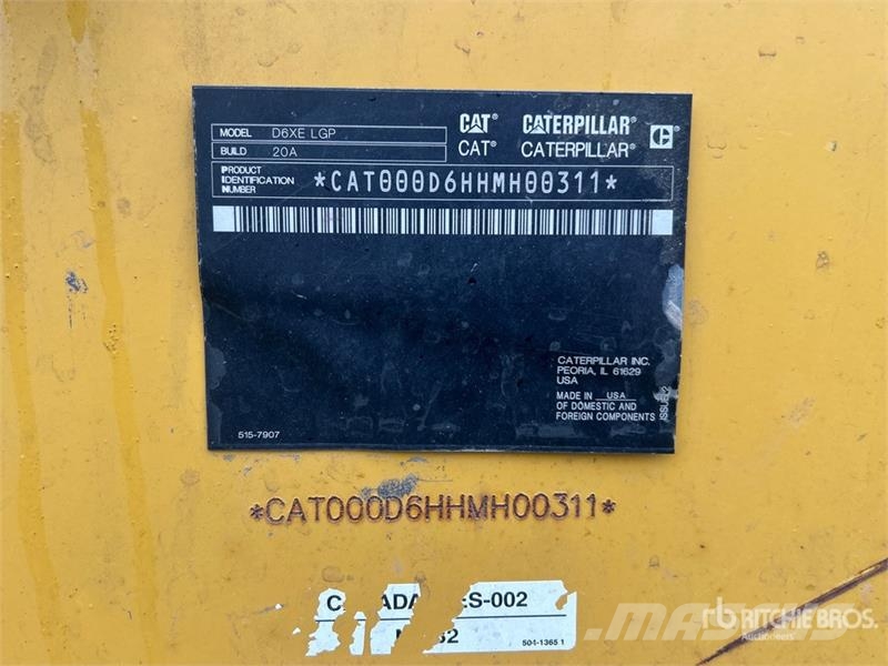 CAT D6 XE 履帶推土機