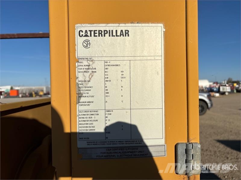 CAT D60-4 54.6 kW Mobile Generator Set Diesel Generatoren